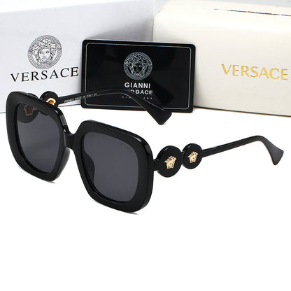 VERSACE OVERSIZED SQUARE SUNGLASSES – FULL SET – 1:1 HIGH END