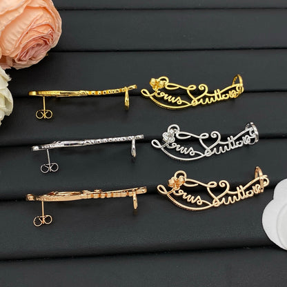 LOUIS VUITTON LV SCRIPT HOOPS – FULL SET - 1:1 HIGH END