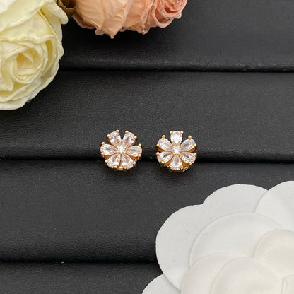 VAN CLEEF & ARPELS DAISY EARRINGS – FULL SET – 1:1 HIGH END