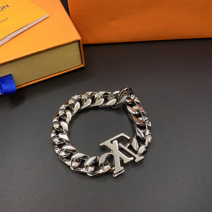LOUIS VUITTON COLLIER LV BRACELET/NECKLACE  – Full Set  - 1:1 HIGH END