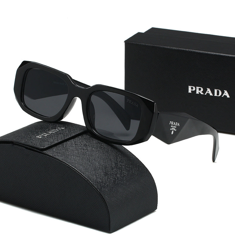 PRADA GEOMETRIC SUNGLASSES – FULL SET – 1:1 HIGH END