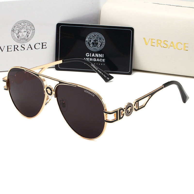 VERSACE LION HEAD SQUARE FRAME GLASSES – FULL SET – 1:1 HIGH END