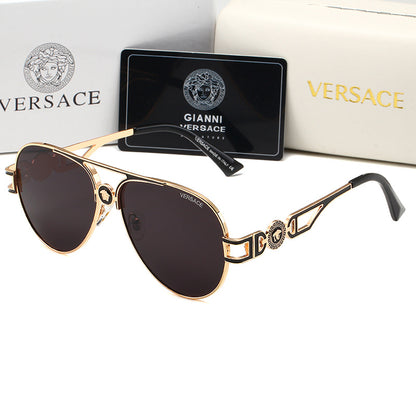 VERSACE LION HEAD SQUARE FRAME GLASSES – FULL SET – 1:1 HIGH END