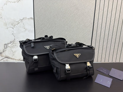 PRADA RE-NYLON MESSENGER BAG 21CM & 26CM – FULL SET – 1:1 HIGH END