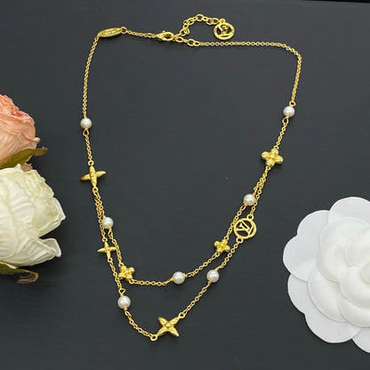 LOUIS VUITTON IDYLLE BLOSSOM NECKLACE / BRACELET – Full Set - 1:1 HIGH END