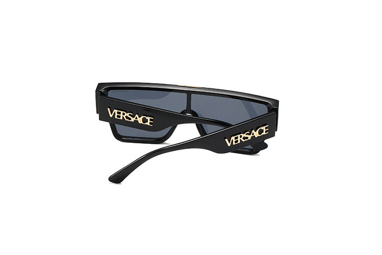 VERSACE OVERSIZED SHIELD SUNGLASSES – FULL SET – 1:1 HIGH END