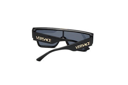 VERSACE OVERSIZED SHIELD SUNGLASSES – FULL SET – 1:1 HIGH END