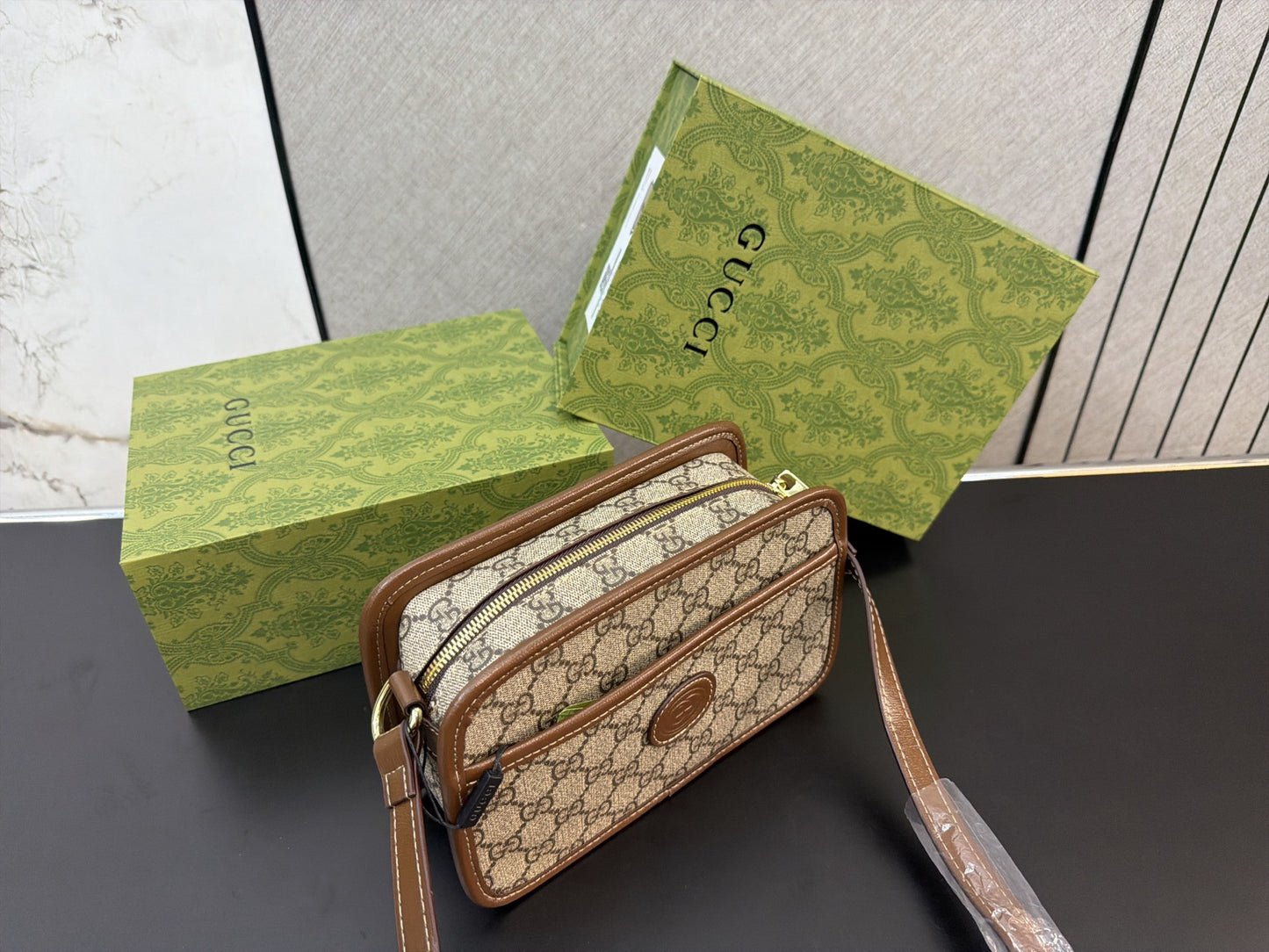 GUCCI GG SUPREME MINI SHOULDER BAG – FULL SET – 1:1 HIGH END
