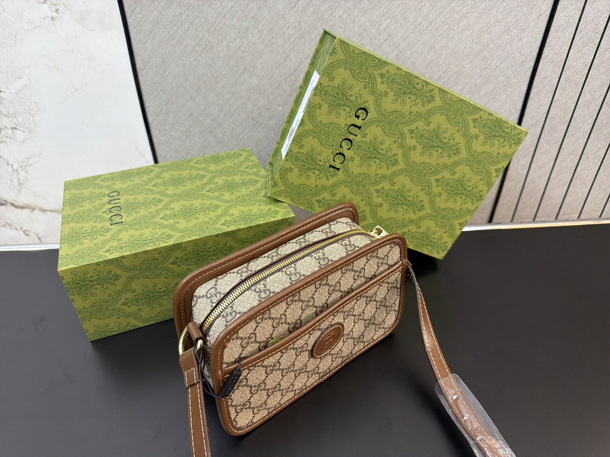 GUCCI GG SUPREME MINI SHOULDER BAG – FULL SET – 1:1 HIGH END