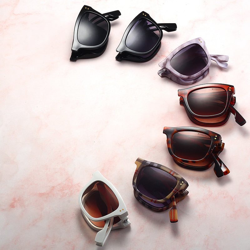 BURBERRY FOLDING SUNGLASSES – FULL SET – 1:1 HIGH END