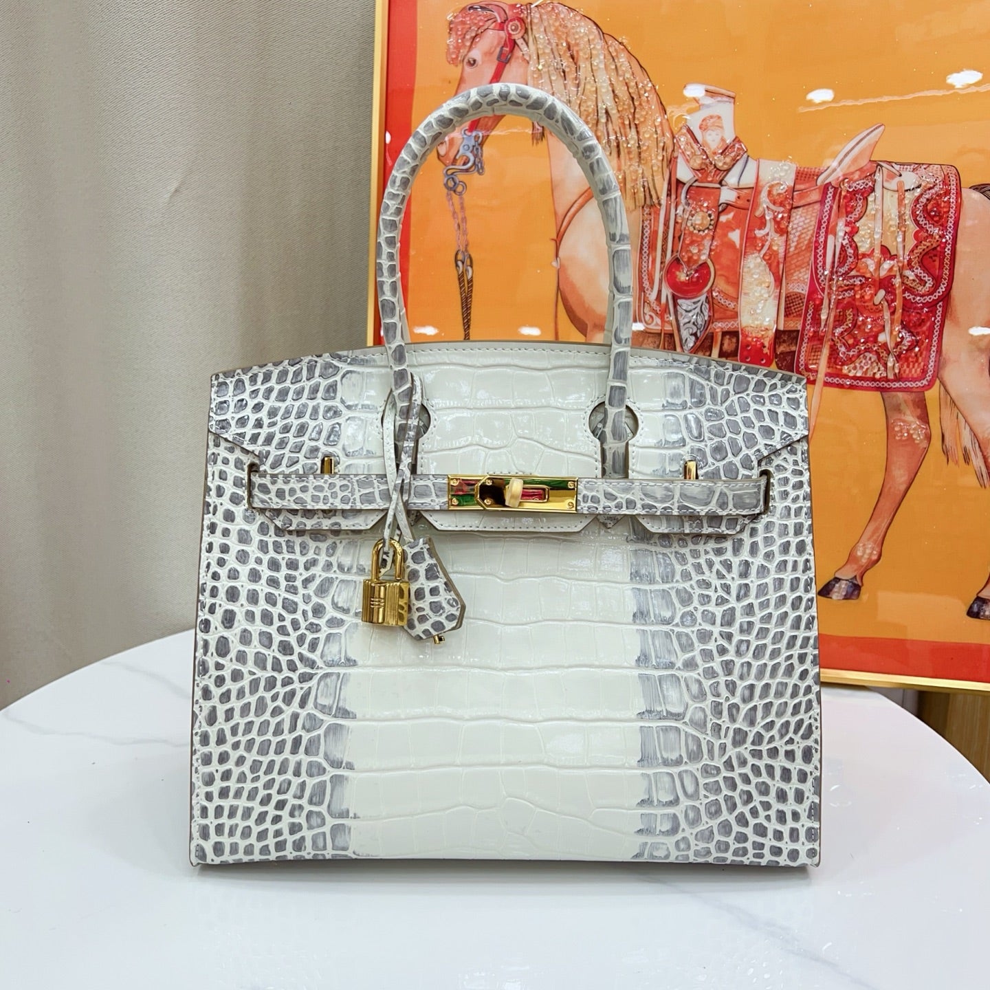 HERMÈS BIRKIN 30CM CROCODILE GOLD HARDWARE - 1:1 HIGH END