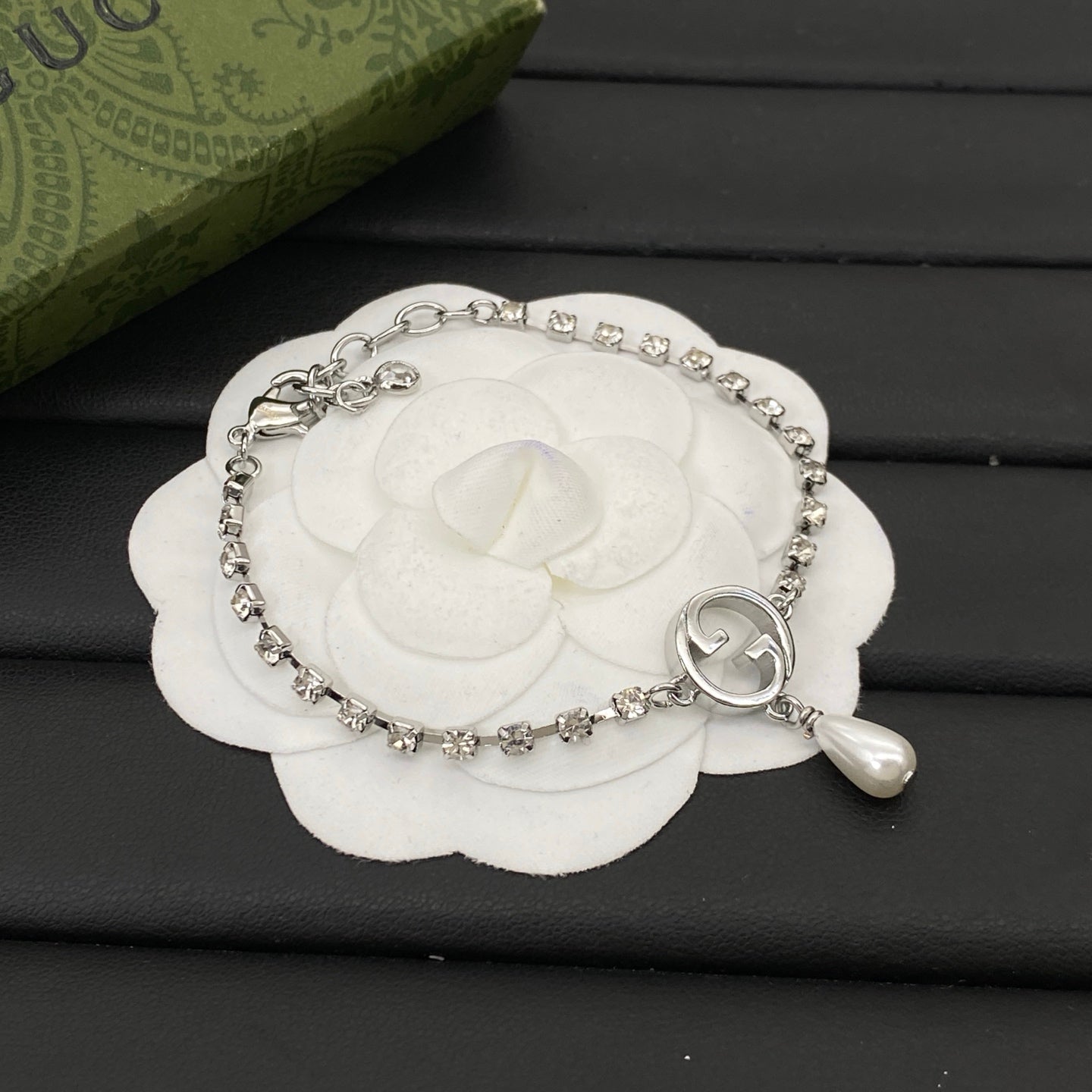 GUCCI GG MARMONT CRYSTAL BRACELET – Full Set - 1:1 HIGH END