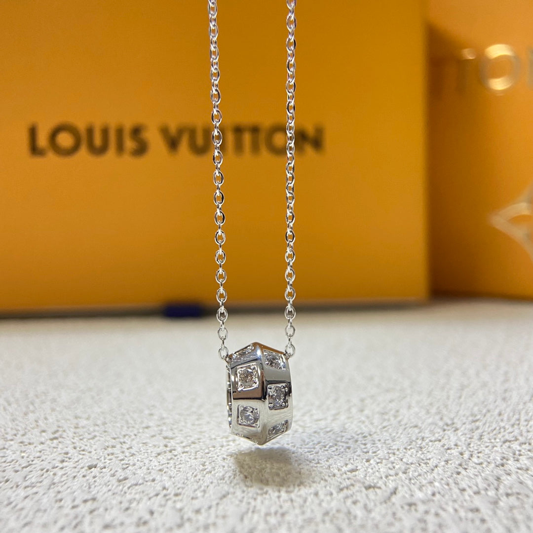 LOUIS VUITTON LE DAMIER DE NECKLACE – Full Set  - 1:1 HIGH END