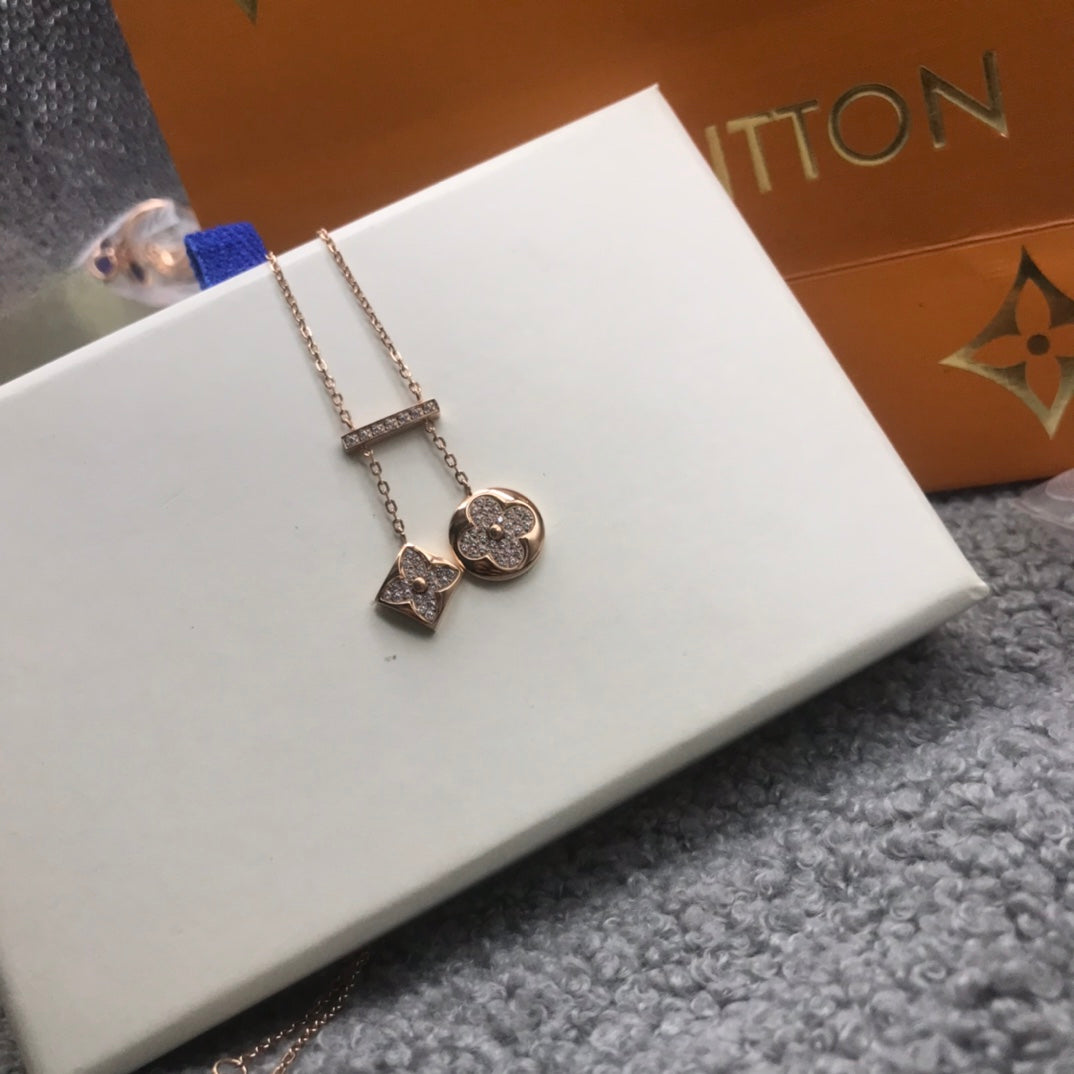 LOUIS VUITTON IDYLLE BLOSSOM NECKLACE  – Full Set  - 1:1 HIGH END