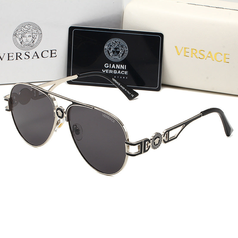 VERSACE LION HEAD SQUARE FRAME GLASSES – FULL SET – 1:1 HIGH END