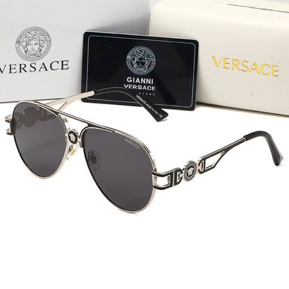 VERSACE LION HEAD SQUARE FRAME GLASSES – FULL SET – 1:1 HIGH END