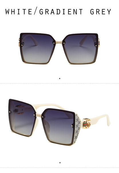 GUCCI OVERSIZED GEOMETRIC SUNGLASSES – FULL SET – 1:1 HIGH END