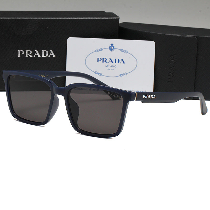PRADA RECTANGULAR LOGO SUNGLASSES – FULL SET – 1:1 HIGH END