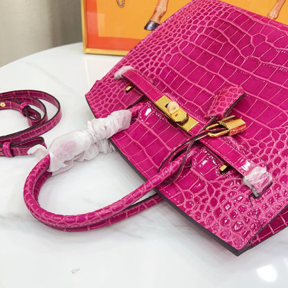 HERMÈS BIRKIN 30CM CROCODILE GOLD HARDWARE - 1:1 HIGH END