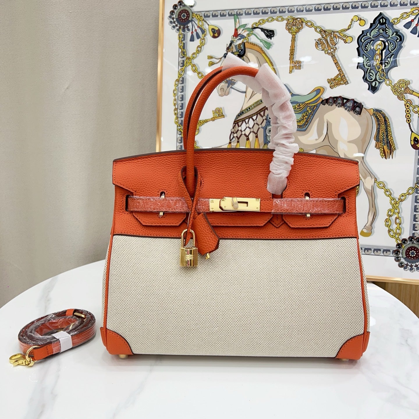 HERMÈS BIRKIN FRAY SWIFT 25CM TASCHE - 1:1 HIGH END