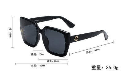 GUCCI OVERSIZED SQUARE SUNGLASSES – FULL SET – 1:1 HIGH END