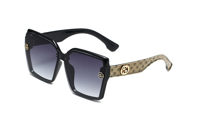 GUCCI OVERSIZED GEOMETRIC SUNGLASSES – FULL SET – 1:1 HIGH END