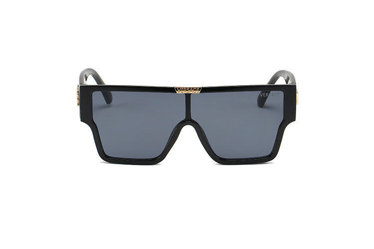 VERSACE OVERSIZED SHIELD SUNGLASSES – FULL SET – 1:1 HIGH END