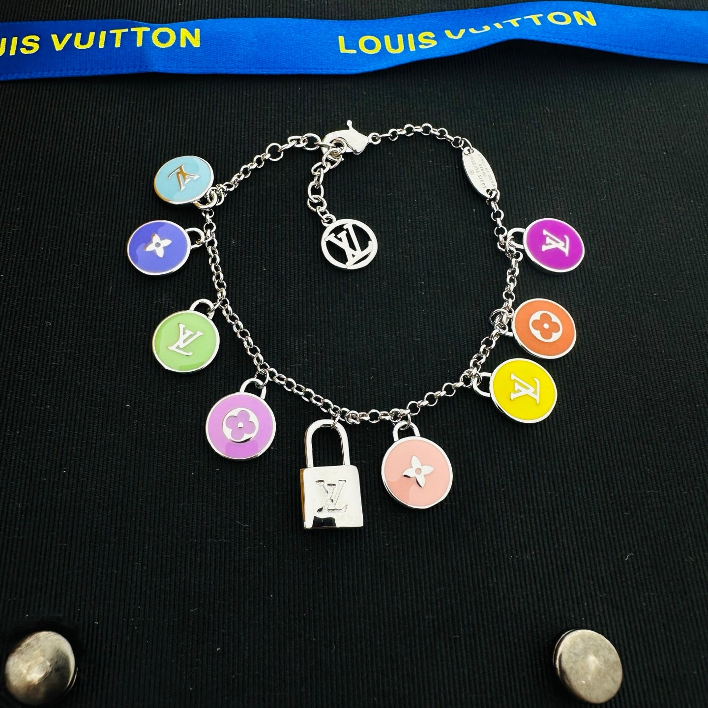 LOUIS VUITTON CONFETTI NECKLACE / BRACELET – Full Set - 1:1 HIGH END