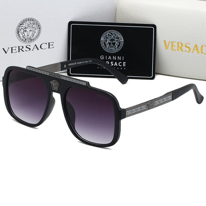 VERSACE VINTAGE AVIATOR SUNGLASSES – FULL SET – 1:1 HIGH END