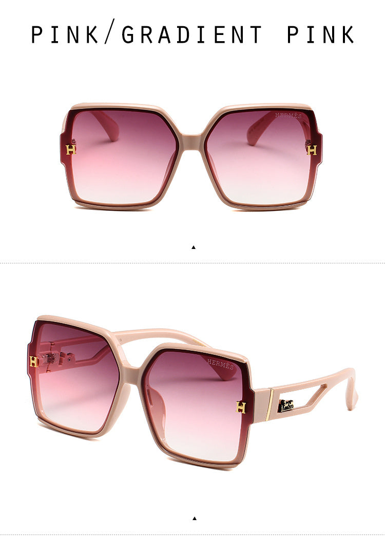 HERMÈS SQUARE FRAME BLACK SUNGLASSES – FULL SET – 1:1 HIGH END
