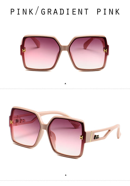 HERMÈS SQUARE FRAME BLACK SUNGLASSES – FULL SET – 1:1 HIGH END