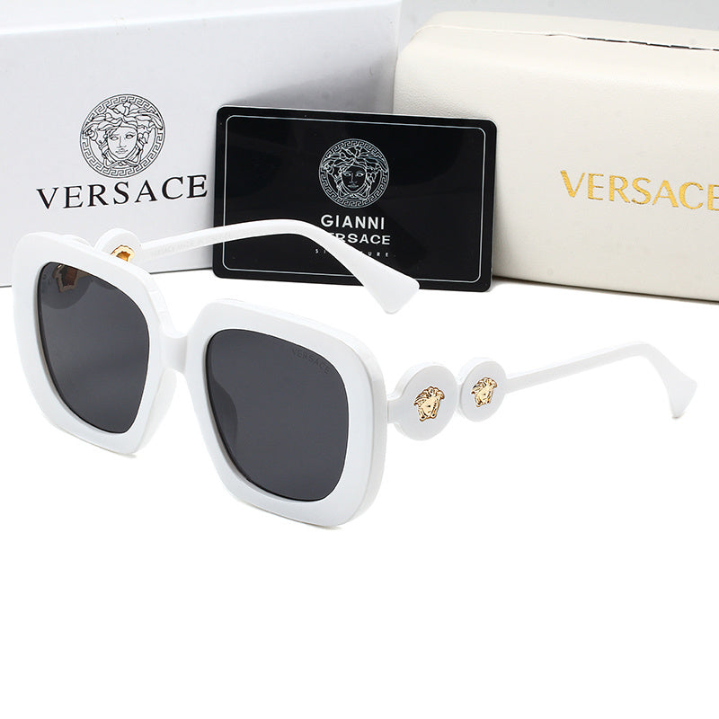 VERSACE OVERSIZED SQUARE SUNGLASSES – FULL SET – 1:1 HIGH END