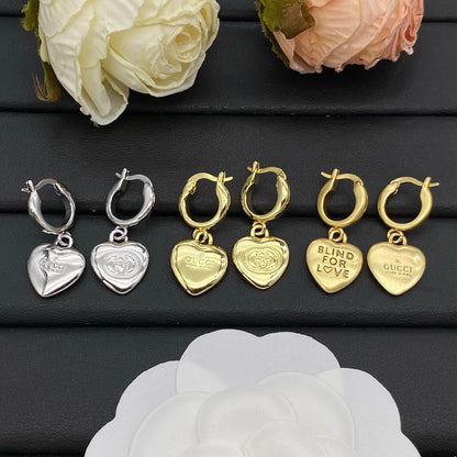 GUCCI BLIND FOR LOVE EARRINGS – Full Set - 1:1 HIGH END