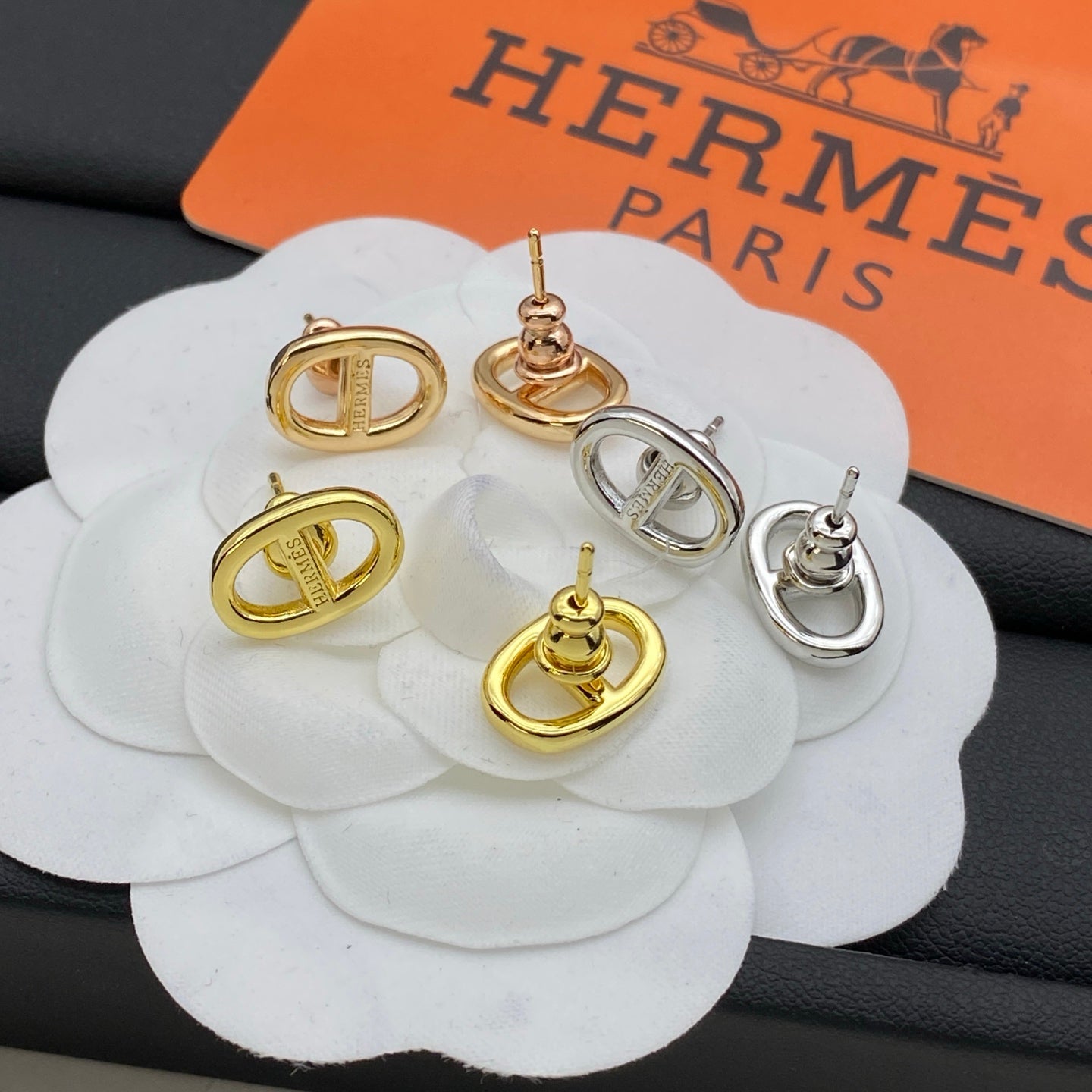 HERMÈS CHAINE D'ANCRE EARINGS – Full Set - 1:1 HIGH END