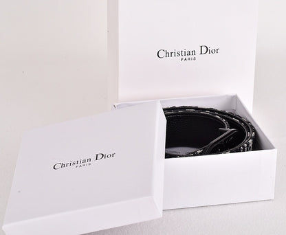 DIOR OBLIQUE CD CD-ICON BUCKLE BELT – FULL SET – 1:1 HIGH END