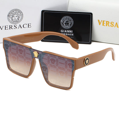 VERSACE GEOMETRIC SHIELD SUNGLASSES – FULL SET – 1:1 HIGH END