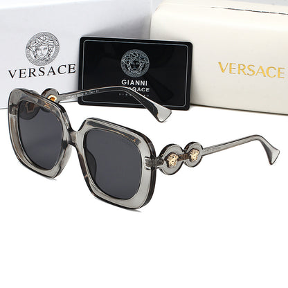 VERSACE OVERSIZED SQUARE SUNGLASSES – FULL SET – 1:1 HIGH END