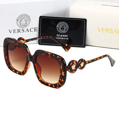 VERSACE OVERSIZED SQUARE SUNGLASSES – FULL SET – 1:1 HIGH END