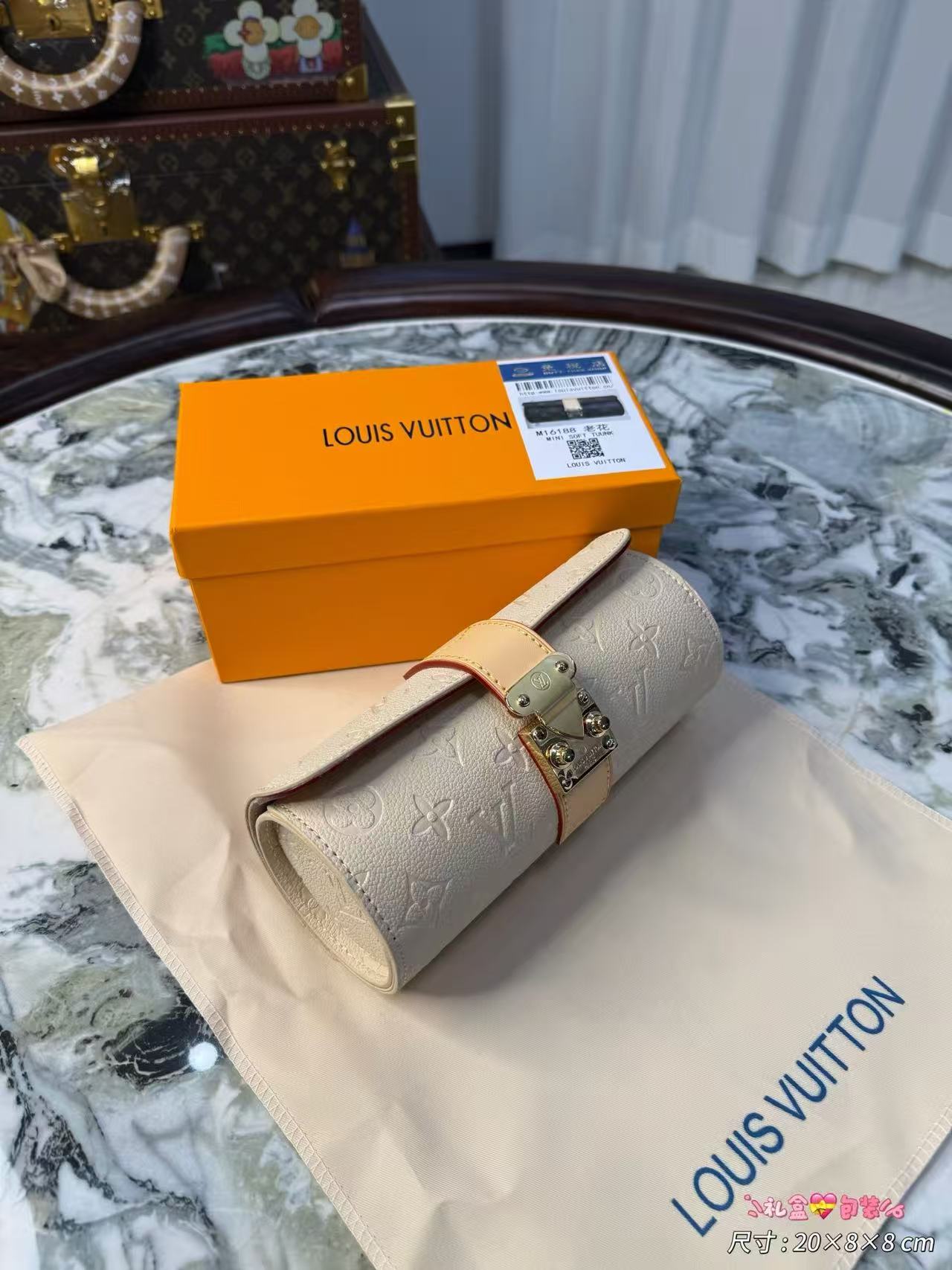 LOUIS VUITTON 2-SLOT WATCH TRAVEL CASE – Full Set  - 1:1 HIGH END (Kopie)