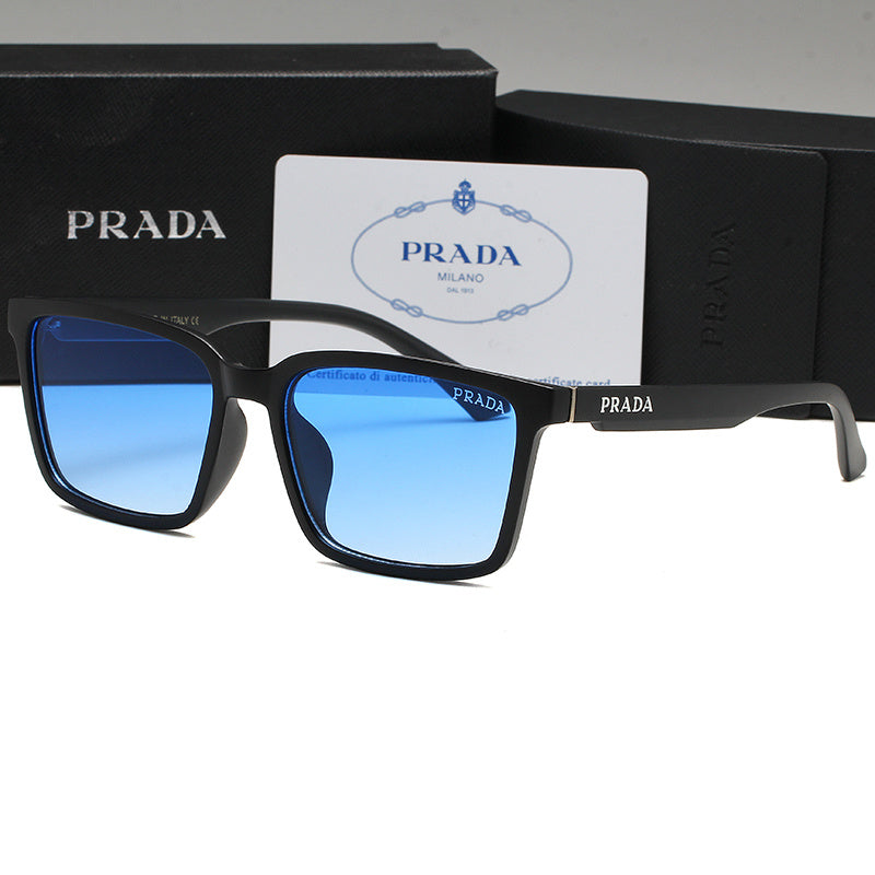PRADA RECTANGULAR LOGO SUNGLASSES – FULL SET – 1:1 HIGH END