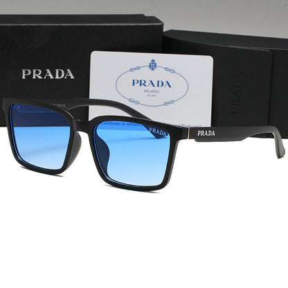 PRADA RECTANGULAR LOGO SUNGLASSES – FULL SET – 1:1 HIGH END