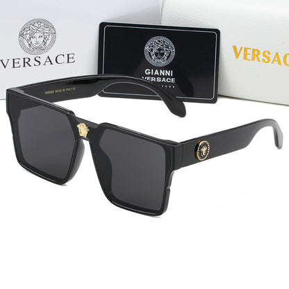 VERSACE GEOMETRIC SHIELD SUNGLASSES – FULL SET – 1:1 HIGH END