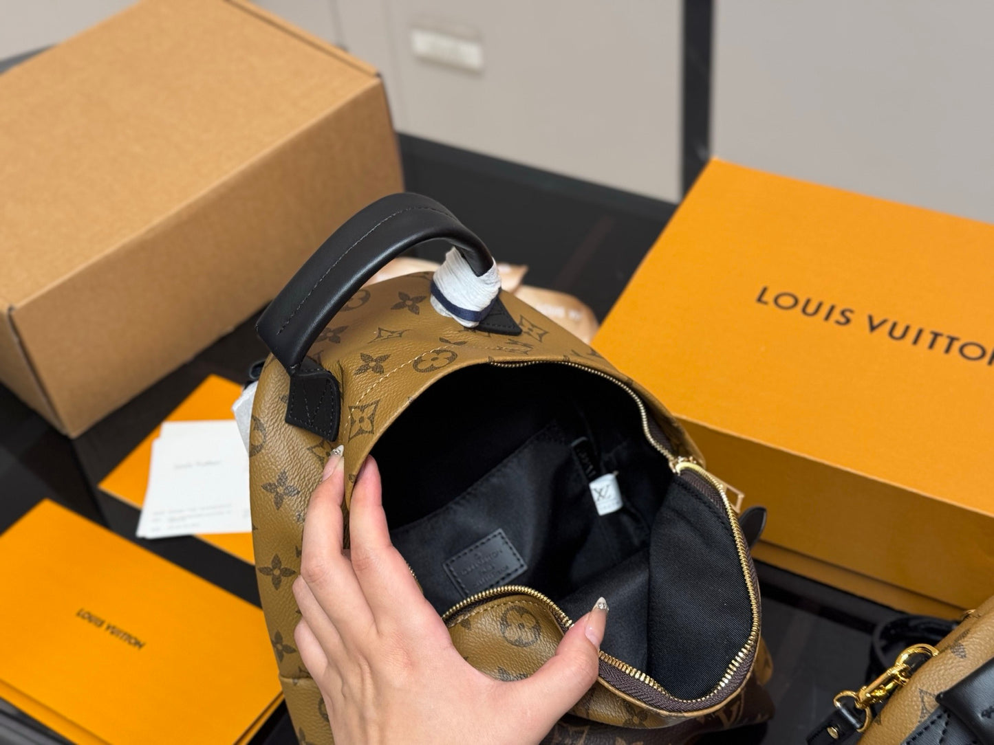 LOUIS VUITTON PALM SPRINGS BACKPACK – Full Set  - 1:1 HIGH END