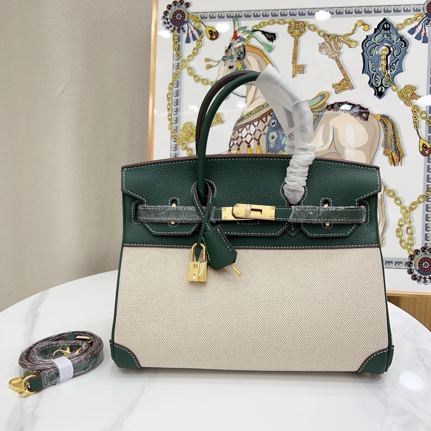 HERMÈS BIRKIN FRAY SWIFT 30CM TASCHE - 1:1 HIGH END