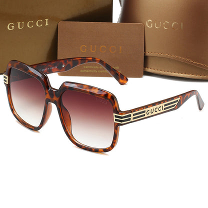 GUCCI GEOMETRIC LOGO SUNGLASSES – FULL SET – 1:1 HIGH END