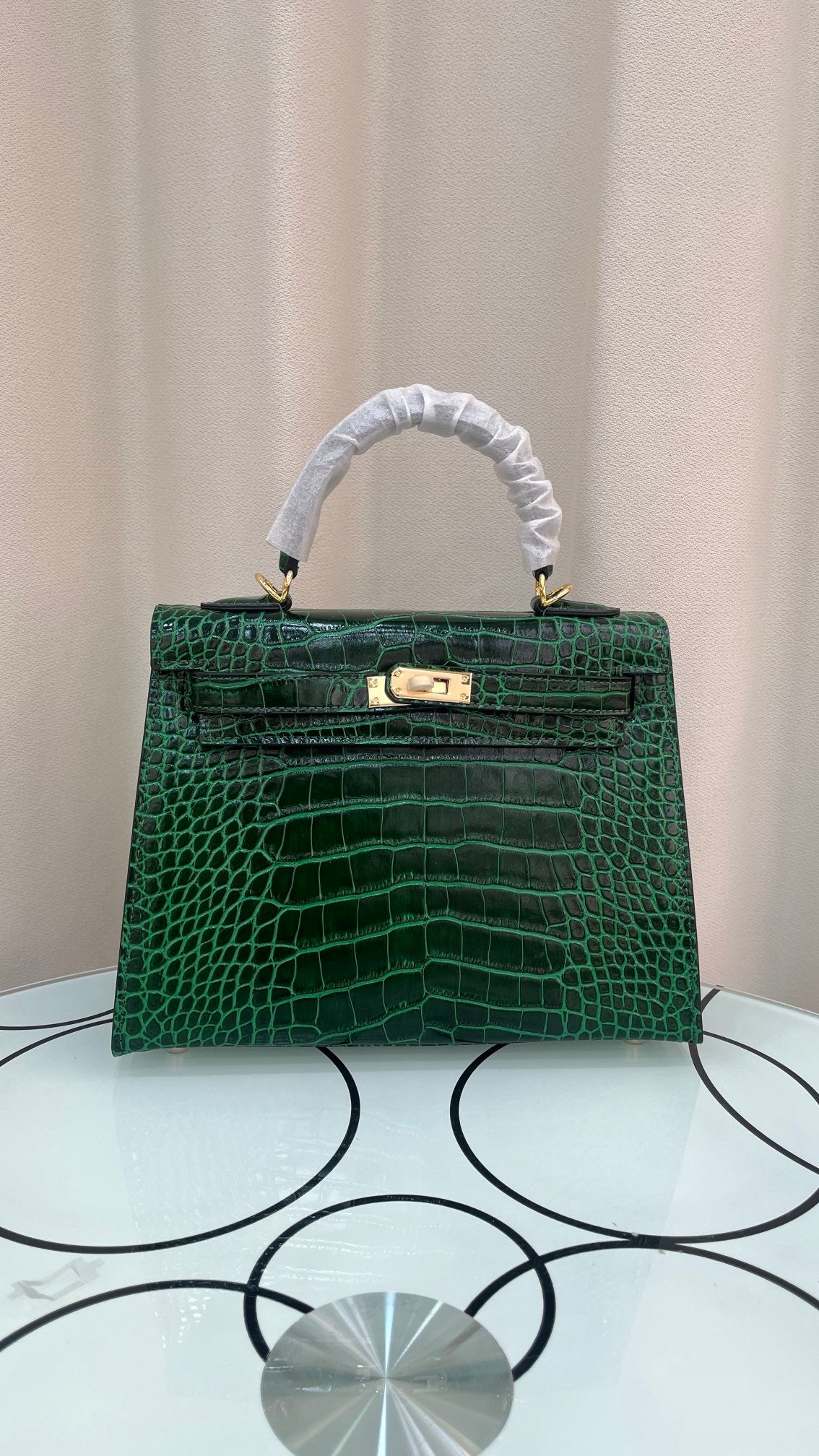 HERMÈS KELLY CROCODILE 25CM  - 1:1 HIGH END