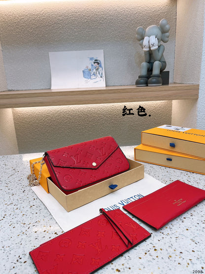 LOUIS VUITTON POCHETTE FÉLICIE – Full Set  - 1:1 HIGH END
