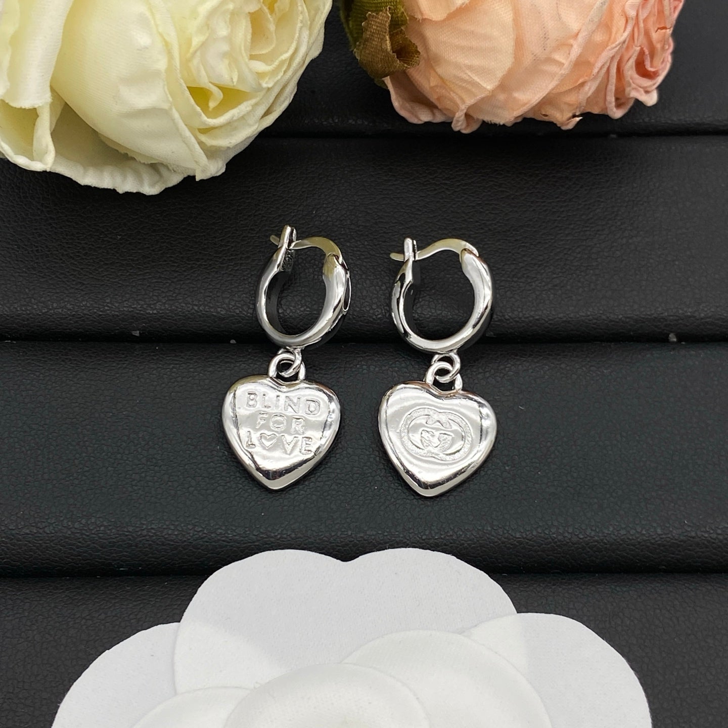 GUCCI BLIND FOR LOVE EARRINGS – Full Set - 1:1 HIGH END