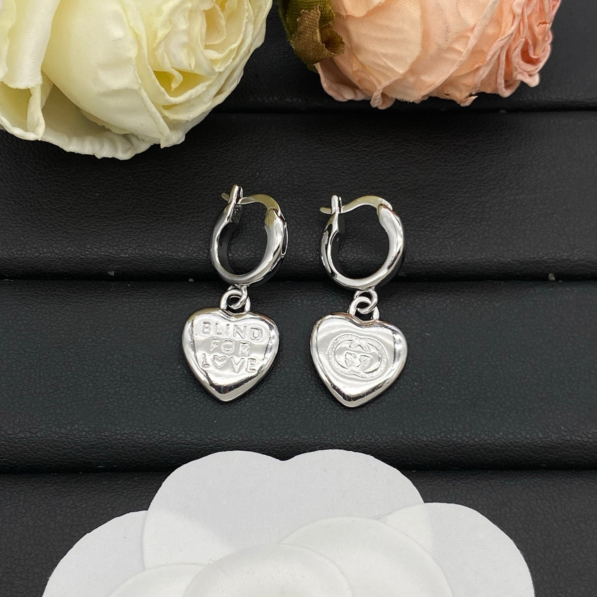 GUCCI BLIND FOR LOVE EARRINGS – Full Set - 1:1 HIGH END