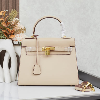 HERMÈS SCHULTERTASCHE KELLY 28CM FEU RETOURNE GOLD - 1:1 HIGH END